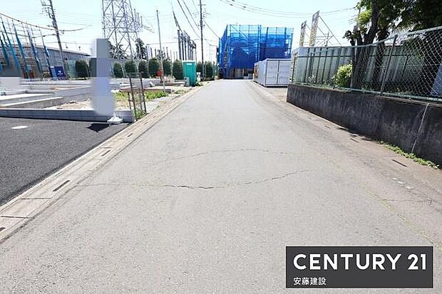 【　前面道路　】南西側約6.2ｍ公道