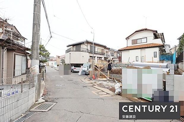 【　前面道路　】北側約4.2ｍ公道・西側約4ｍ公道