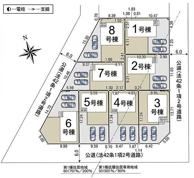 全8棟、4号棟です