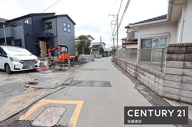 【　前面道路　】北東側約4.03ｍ公道