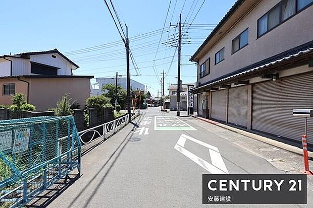 【 前面道路 】南西側約5.5m公道