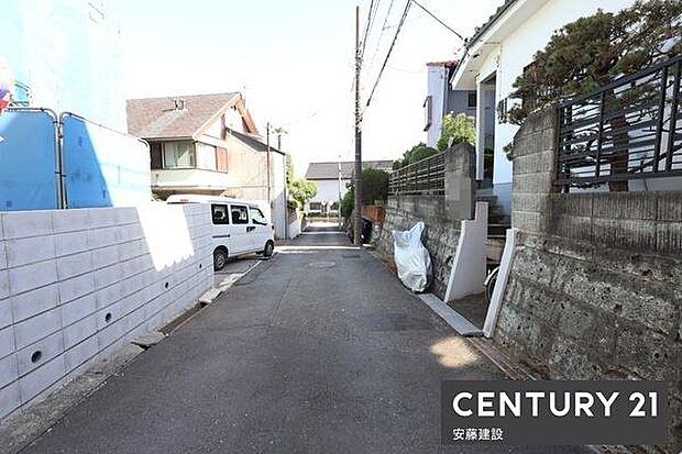【　前面道路　】南西側約4ｍ公道