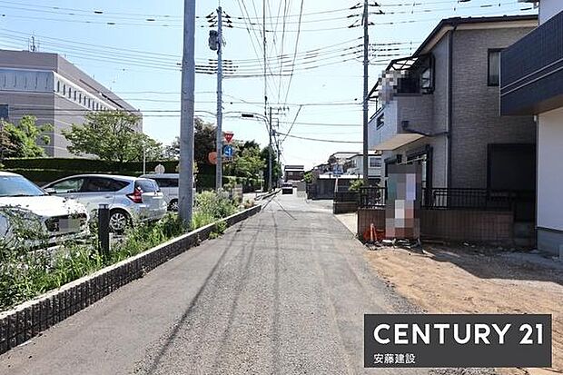 【 前面道路 】南東側約4m公道