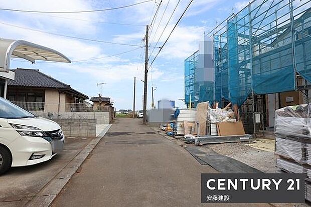 【　前面道路　】西側約4ｍ公道