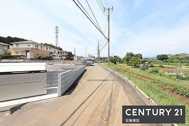 【 前面道路 】北西側約3.8m公道