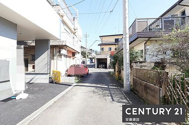 【 前面道路 】西側約4m公道