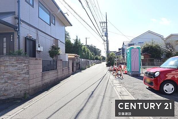 【 前面道路 】南側約4m公道