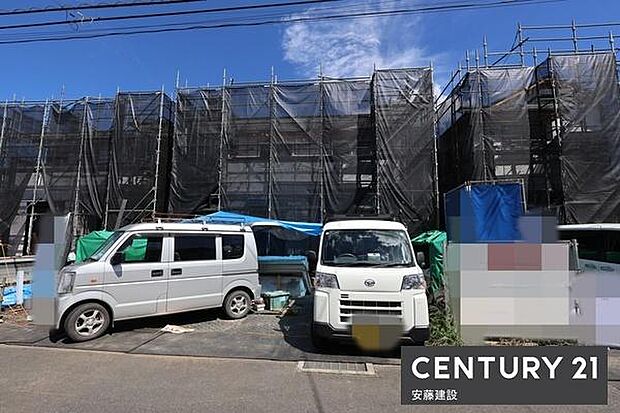 全棟敷地約46坪以上、南西向きで明るく開放的な整形地!