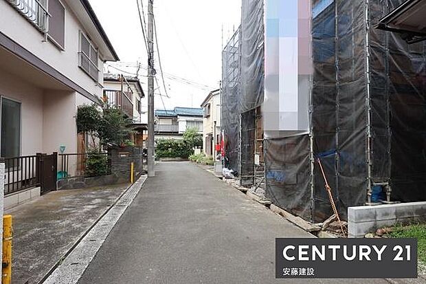 【 前面道路 】南西側約4m公道