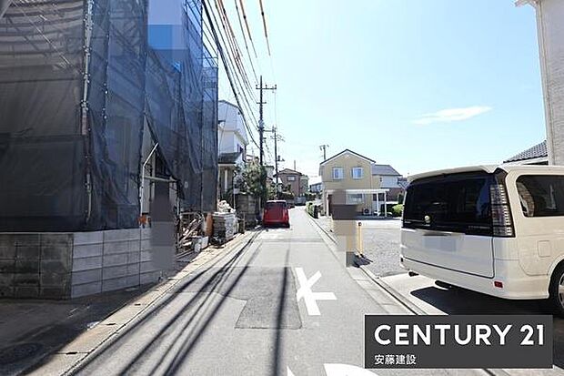 【 前面道路 】北西側約4m公道