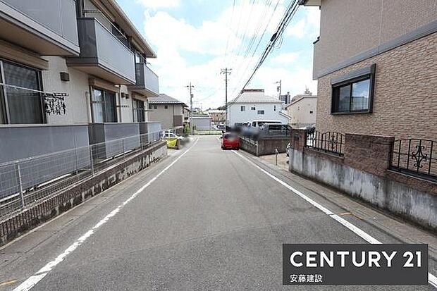 【　前面道路　】東側約6ｍ公道