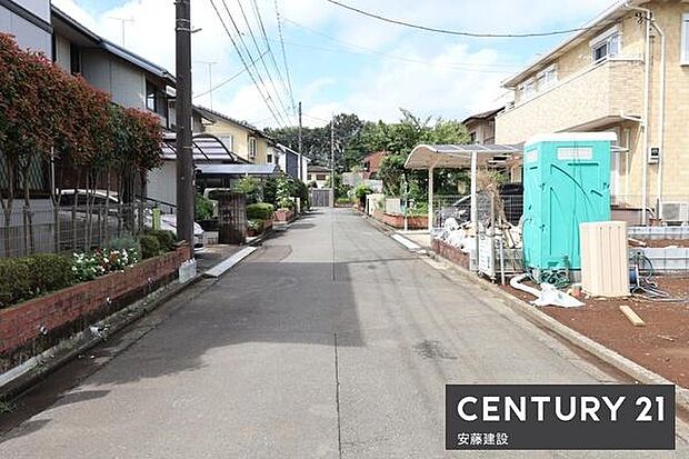 【 前面道路 】南東側約5m公道