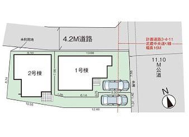 全2棟、2号棟です