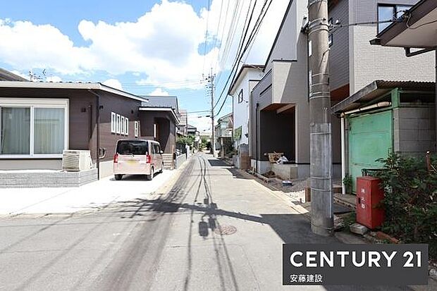 【 前面道路 】北側約4m公道