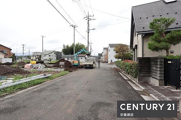 【　前面道路　】西側約6ｍ公道