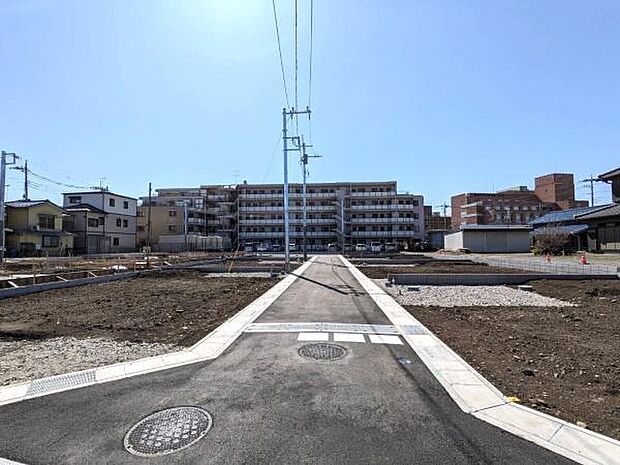 【 前面道路 】東側約4m新設道路