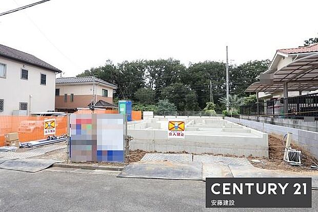 全室南向き、陽を遮る建物もなく採光豊かな平屋建て