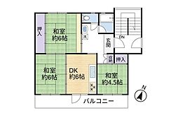 狭山台団地2街区 27号棟 3階角部屋