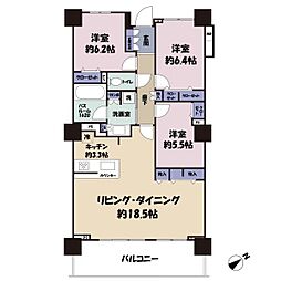 間取図画像 3LDK