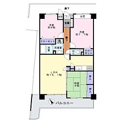 間取図画像 3LDK