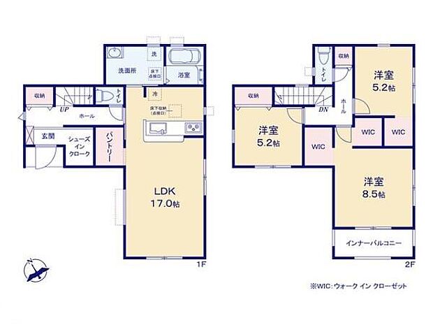 ファミリー様におすすめの広々3LDK