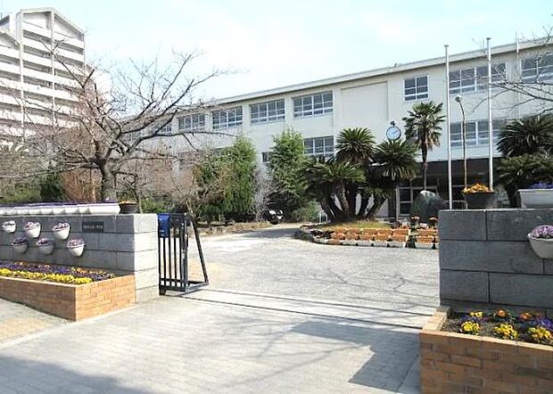 貝塚市立第一中学校まで2500m
