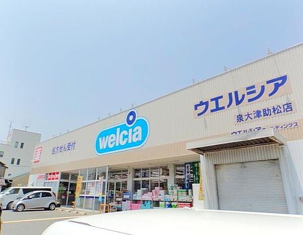 ウエルシア泉大津助松店まで1000m