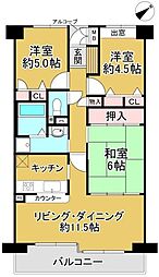 グランコート堺ザビエル公園東 3LDKの間取図画像