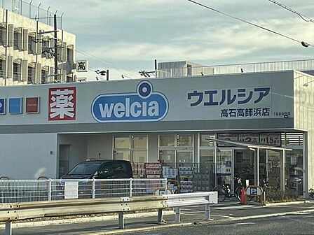 ウェルシア高石高師浜店まで300m