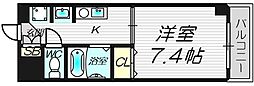 P-west 1Kの間取図画像