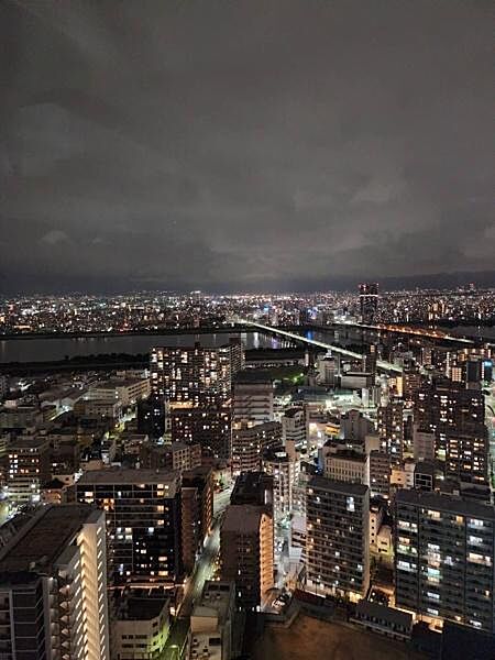 淀川方面の眺望です。（北向き）