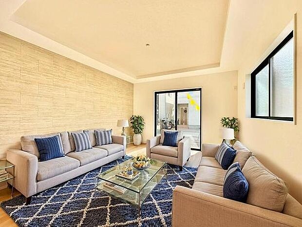 （LDK19帖）※家具・インテリアはCGによるイメージです。実際の室内にはございませんが、生活のイメージを感じていただけるよう演出しています。