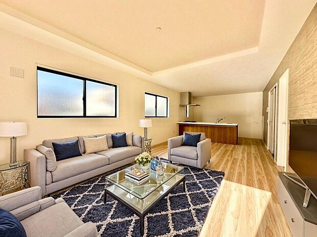 （LDK19帖）※家具・インテリアはCGによるイメージです。実際の室内にはございませんが、生活のイメージを感じていただけるよう演出しています。