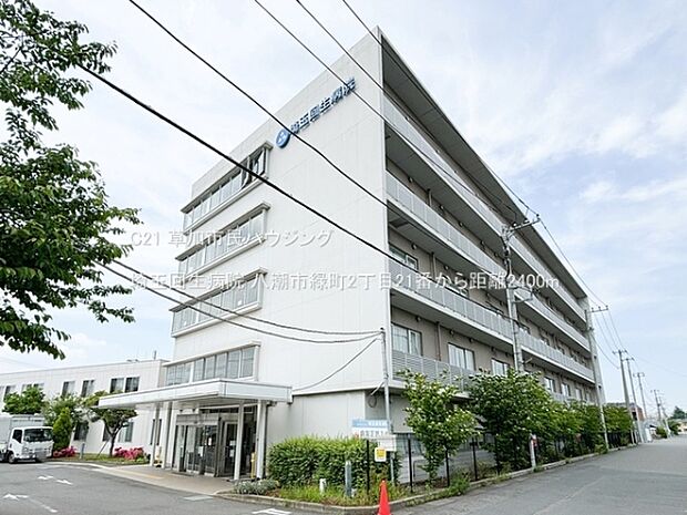 埼玉回生病院まで2650m、撮影日:2024/05/21 2400 埼玉回生病院