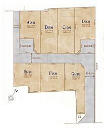 八潮市大字二丁目　売地　A区画の土地画像