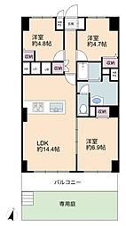 間取図画像 3LDK