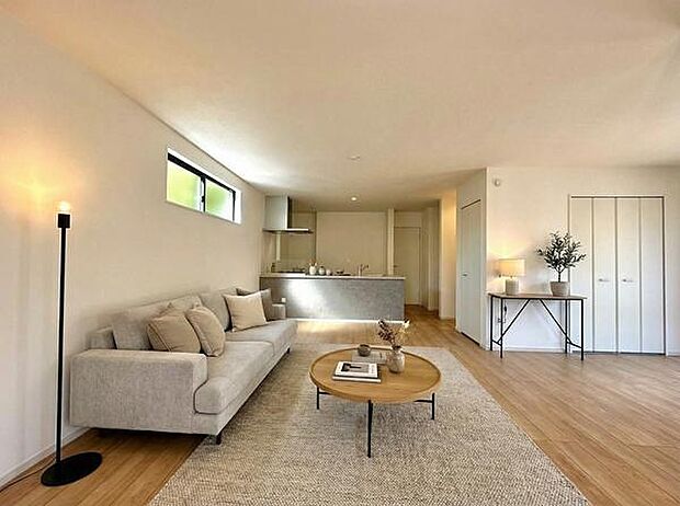 【21.7帖】※家具・インテリアはCGによるイメージです。実際の室内にはございませんが、生活のイメージを感じていただけるよう演出しています。