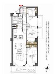 草加松原ハイツＢ棟