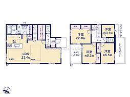 草加市手代1丁目 新築一戸建て 7期2号棟