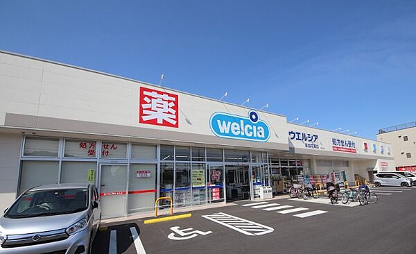 ウエルシア　草加花栗店まで760m、ウエルシア　草加花栗店760m(徒歩10分)