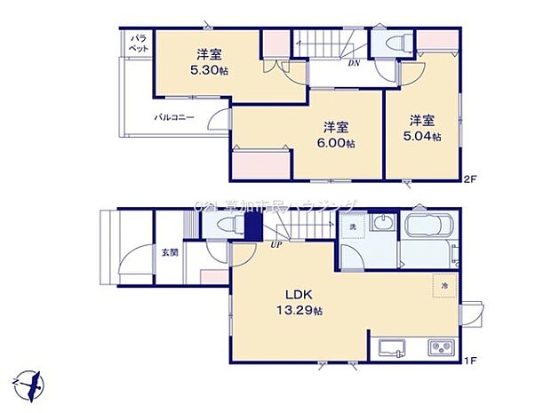ご家族が自然と集まる13帖超えのLDKを採用。全居室収納を備え、ご家族みんなの暮らしやすさに寄り添うお住まいです。