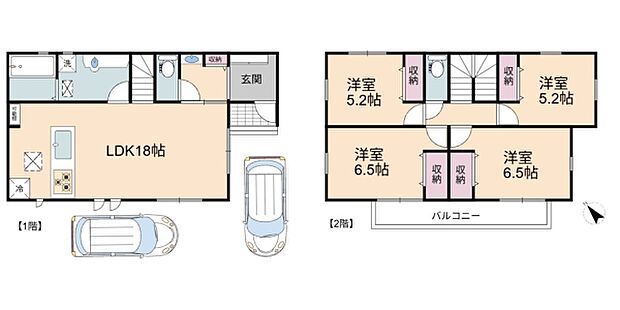 (参考プラン例)建物価格:2000万円、建物面積100.20平米