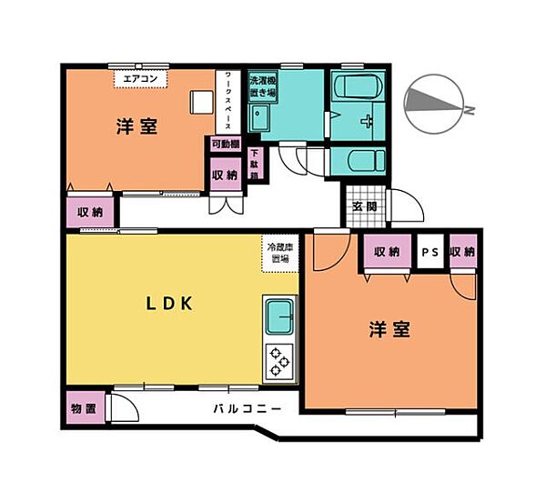間取りを拡大表示