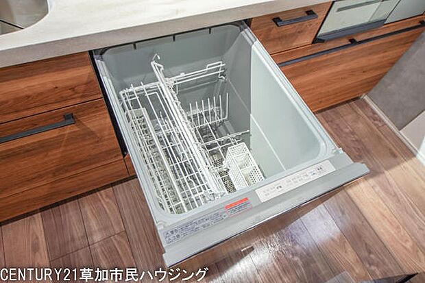省エネ。衛生的な「深型」食器洗乾燥機付。綺麗に食器を洗えます。