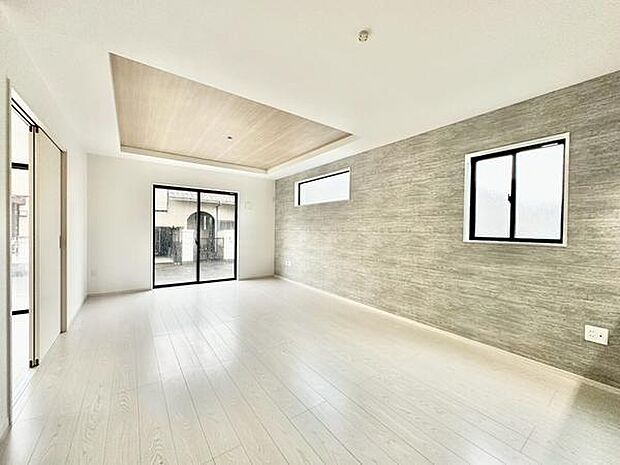 19.2帖の広々空間で家具の配置も自由自在。暮らし方の幅が広がります。