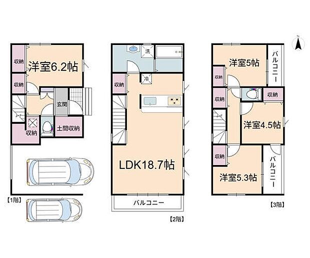 家族それぞれのプライベート空間を確保できる4LDK!ゆとりある間取りと快適な設備で、家族みんなが安心して暮らせます。