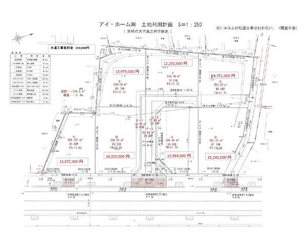 宮崎市島之内　区画1