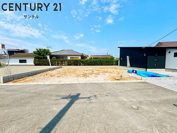 土地の南側から撮影