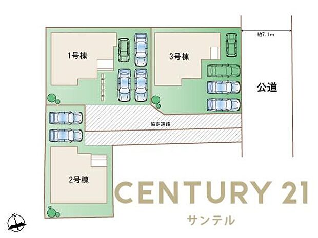 2台駐車可能です♪(車種による)