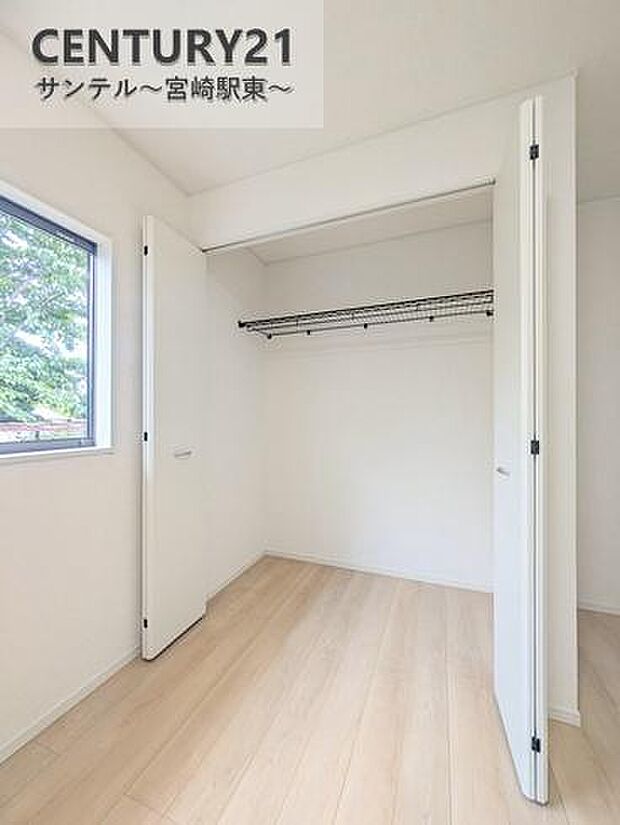 大容量のクローゼットです!整理整頓しやすいです!